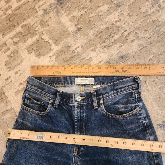 Abercrombie & Fitch boy slouch flare jeans.  Women's Size 6. - Picture 13 of 15